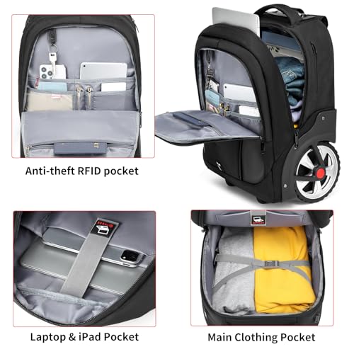 18Inch Rolling Backpack