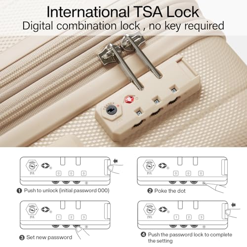 20 Inch Expandable Carry on Luggage 22x14x9 Airline Approved