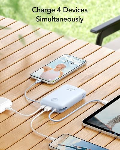 Portable Charger 20000mAh 30W Fast Charging with 2 Cables