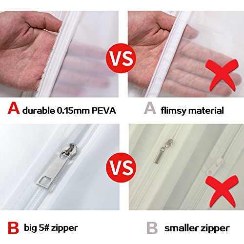 6 Pack Long Garment Bags