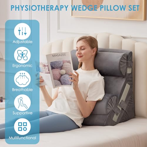 Wedge Pillow Set for After Surgery (4 Count)