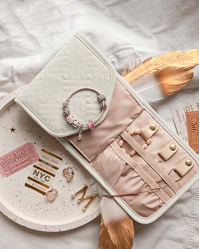 Travel Jewelry Organizer Case Foldable Jewelry Roll
