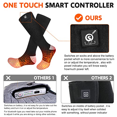Upgraded Rechargeable Electric Heated Socks