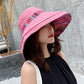 Women Summer Wide Brim Sun Hat Bucket Fishing Hats UV Protection