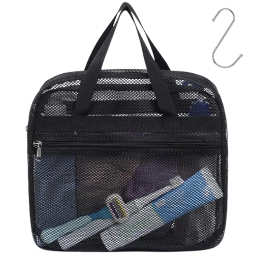 Mesh Shower Caddy Portable with Zipper