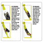 Ratchet Tie Down Straps (4 Count)