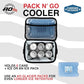 Pack N' Go Canvas Lunchbox Soft Cooler with High