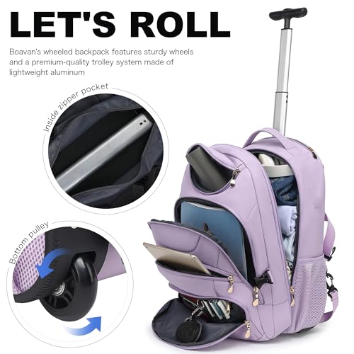 Rolling Backpack for Women