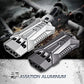 Three Tube Whistle Aluminum Alloy Survival Whistle for Outdoor Needs Sports Referee Emergency
