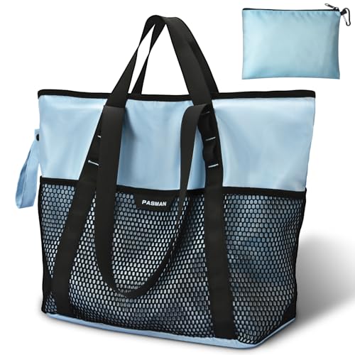 Beach Bag with Zipper