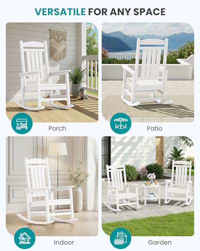 Outdoor Rocking Chair Set of 6 (6 Count)
