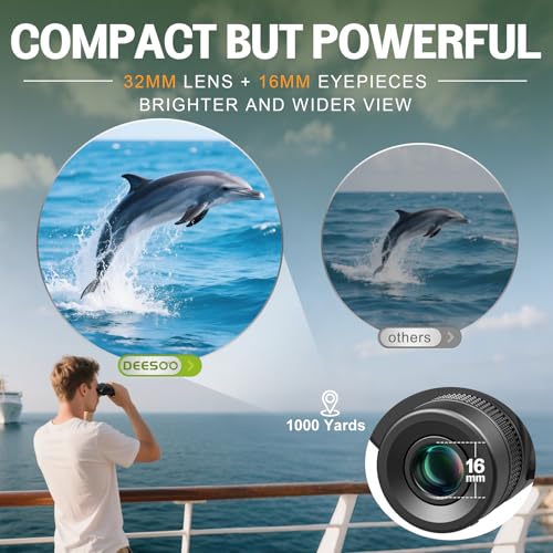 25x32 Compact Bird Watching Binoculars