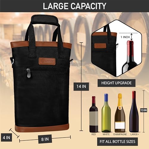 Two Bottle Wine Bag Carrier