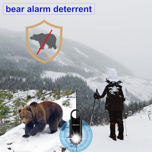 135dB Rechargeable Personal Alarm with Ultra Bright Flashlight