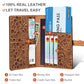 Genuine Leather Passport Holder for Women Men