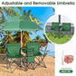 Double Camping Chair with Umbrella
