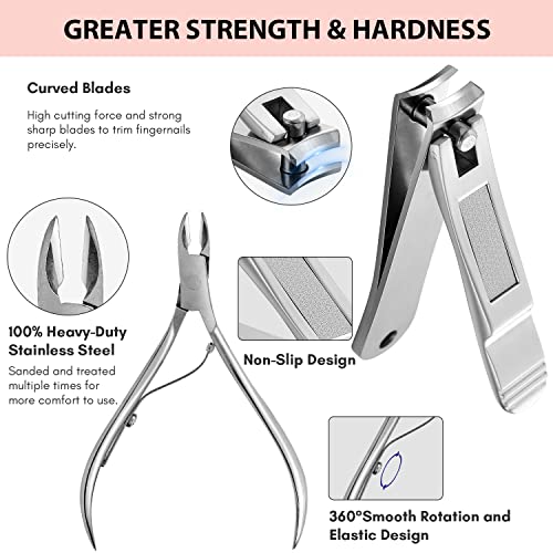 Stainless Steel Manicure Set 11 (11 Count)