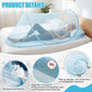 2 Pcs Mosquito Netting for Camping Bed 78 * 31 * 22 Inch (2 Count)