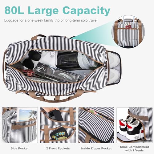 80L Duffle Bag for Travel