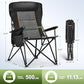 Oversized Camping Chairs High Back Heavy Duty Lawn Chair 500LBS