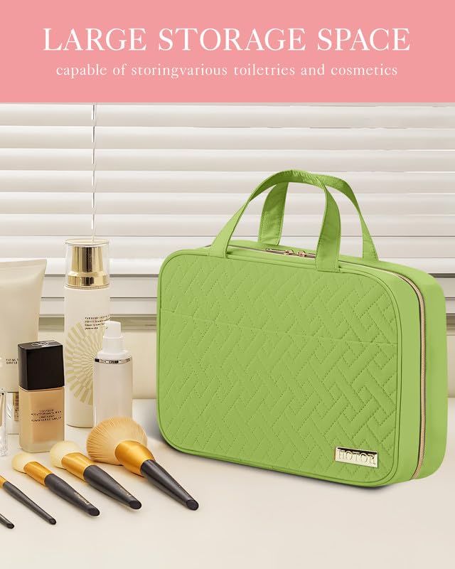 Hanging Travel Toiletry Bag Women Men Essentials Avocado Green