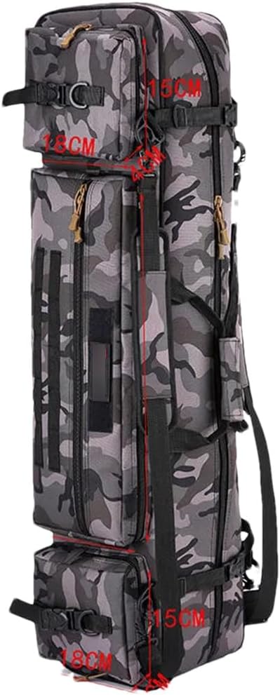 Suwequest 70CM-130CM Multifunctional Waterproof Bags Large Fishing Reel Gear Outdoor Fishing Rod Bag Storage Case
