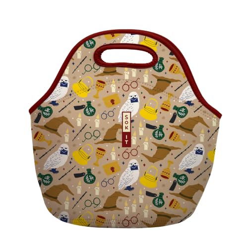 LunchTote Zippered Bag Insulated Neoprene Caddy (Horcrux / Large 4.5 Quart Lunch Tote)