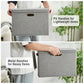 17" Large Fabric Storage Box with Lids (3 Count)
