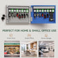 16 Key Lock Box Smart Key Organier Cabinet with Keypad & App for Office