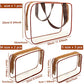 6 Packs Clear Makeup Bags (6 Count)
