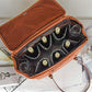 6 Wine Bottles Carrier Leather Bag