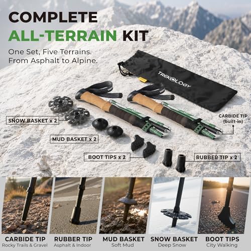 Trek Z Hiking Trekking Poles (2 Count)