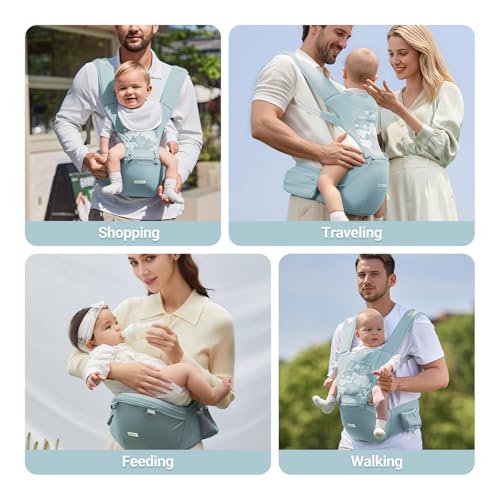 Baby Carrier SEEDNUR Baby Carrier with Hip Seat