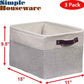 15" x 11" Large Fabric Storage Bin (3 Count)