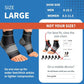 6 Pairs Compression Socks with Arch Support for Plantar Fasciitis (6 Count)