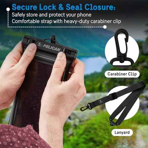 4 Pack Marine Waterproof Phone Pouch (4 Count)