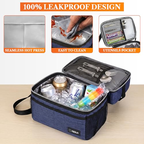 Insulated Lunch Bag for Men Women