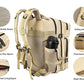 Military Tactical Backpack for Men and Women 45L Army 3 Days Assault Pack Bag Large Rucksack with Molle System Cream
