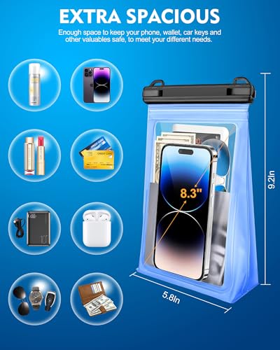 Large Waterproof Phone Pouch Floating