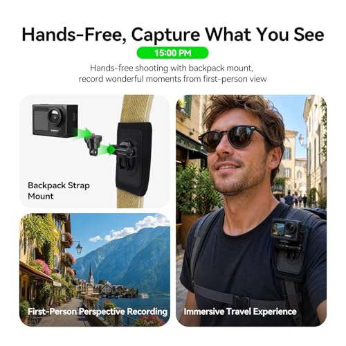 SVGo2 4K Action Camera Travel Kit with Selfie Stick Tripod