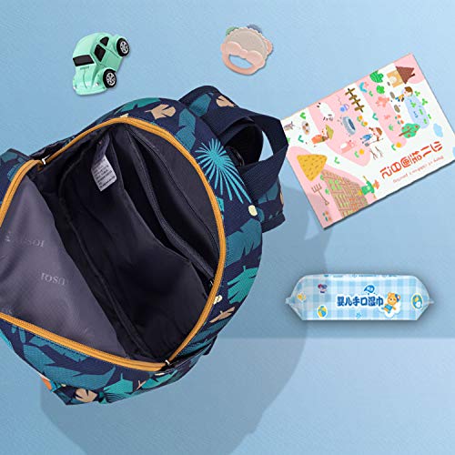Cute Zoo Little 2d Backpack Kid Backpacks for Girls and Boys Toddler Backpack Waterproof Preschool Safety Harness Leash