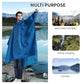 Hooded Rain Poncho for Adult with Pocket Waterproof Lightweight Unisex Raincoat for Hiking Camping Emergency