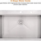 30 Inch Drop In Kitchen Sink Workstation-Bokaiya 30x22 Stainless Steel Drop In Sink 16 Gauge Deep Single Bowl Kitchen Sink with Cutting Board