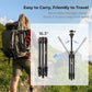 64" Carbon Fiber Camera Tripod with 1.4" Metal Ball Head