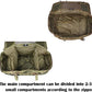 3 In 1 Tactical 45L Military Backpack Travel Duffle Bag for Weekender Gym Workout Deployment