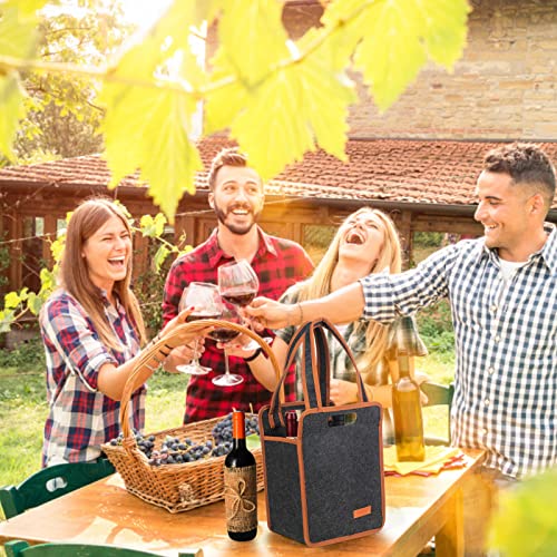 6 Bottle Wine Carrier Tote Bag