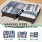 8 Set Compression Packing Cubes for Travel Essentials (8 Count)