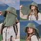 Sun Hat for Men Women with Neck Flap