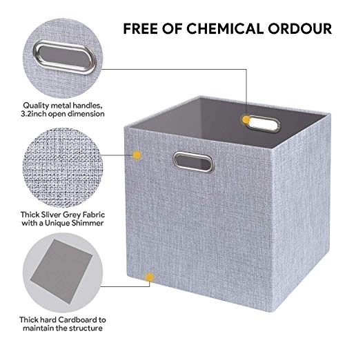 11 Inch Cube Storage Bins for Organization