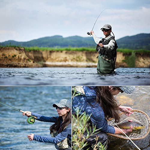 Fly Fishing Rod Reel Combos with Lightweight Portable Rod and Reel